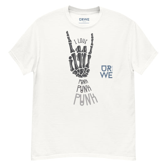 T-shirt manga curta: I love punk SE