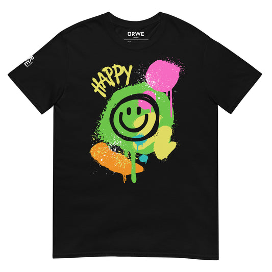 T-shirt manga curta: Happy smile SE