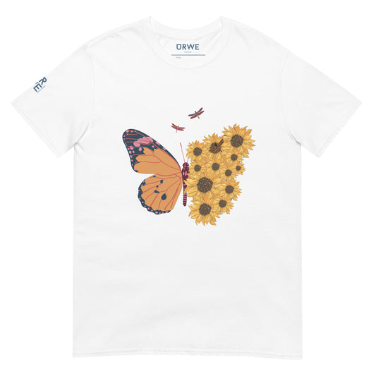 T-shirt manga curta: Butterflower SE