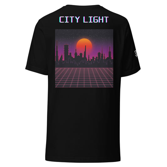 T-shirt manga curta: City light SE