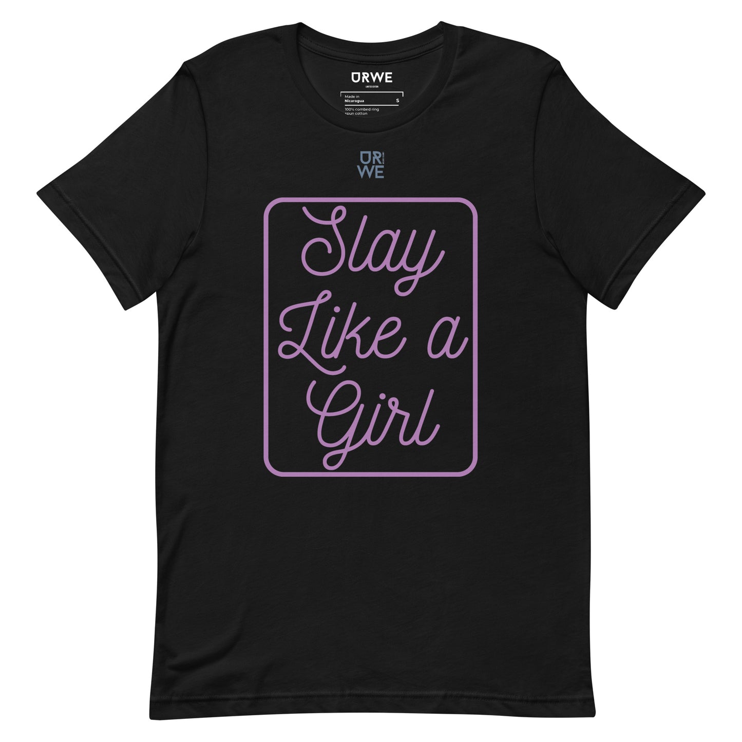 T-shirt manga curta: Slay Like a Girl SE