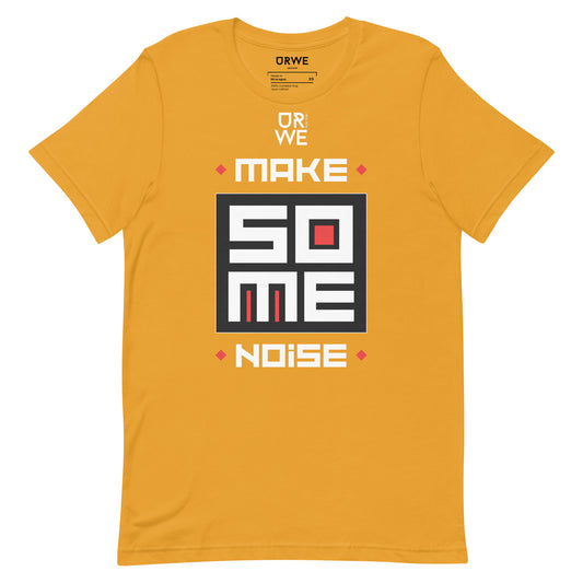 T-shirt manga curta: Make some noise SE