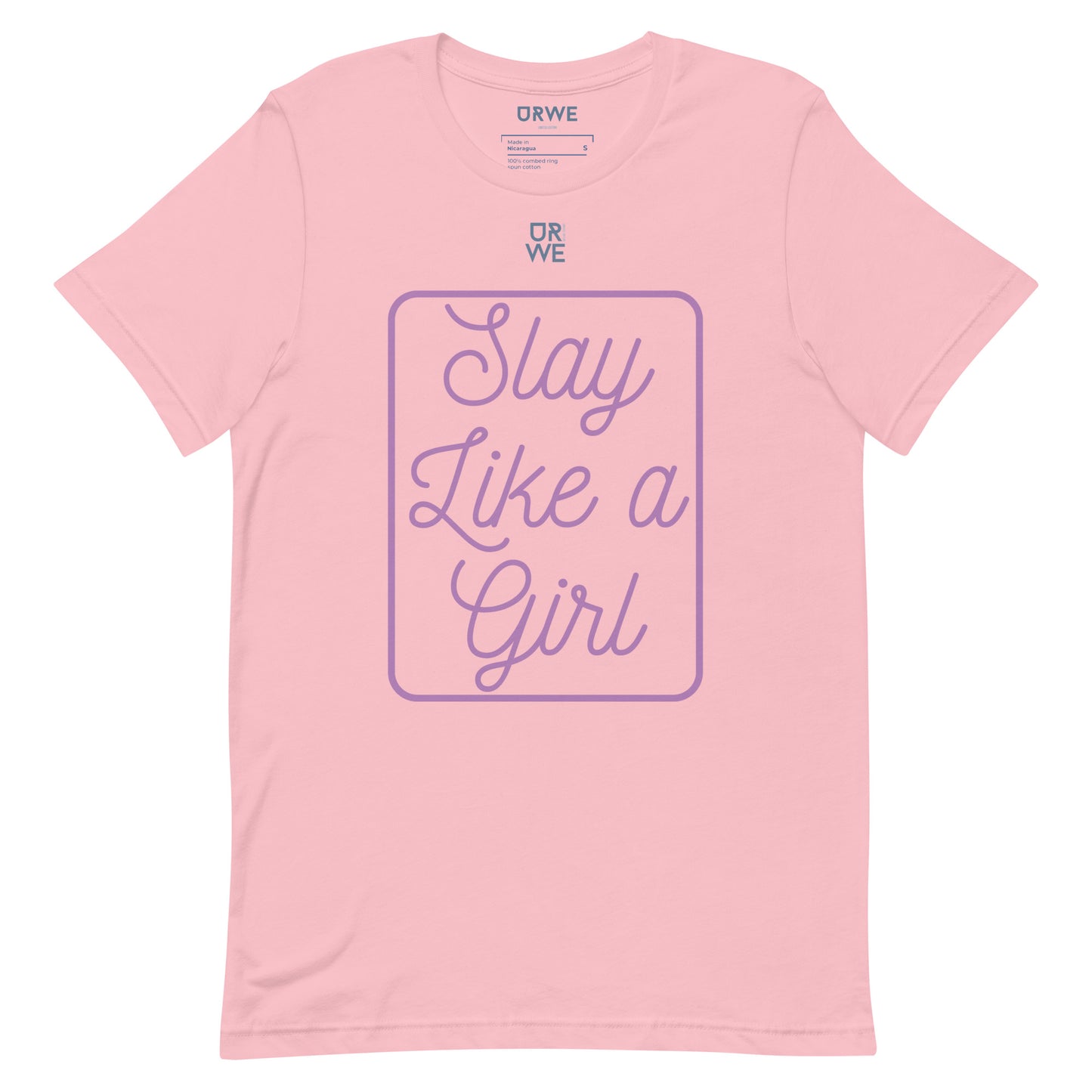 T-shirt manga curta: Slay Like a Girl SE