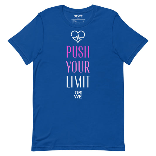 T-shirt manga curta: Push your limits SE