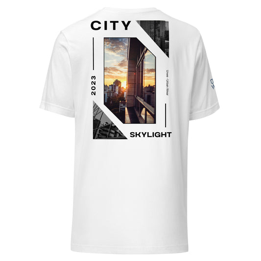 T-shirt manga curta: City skyline SE