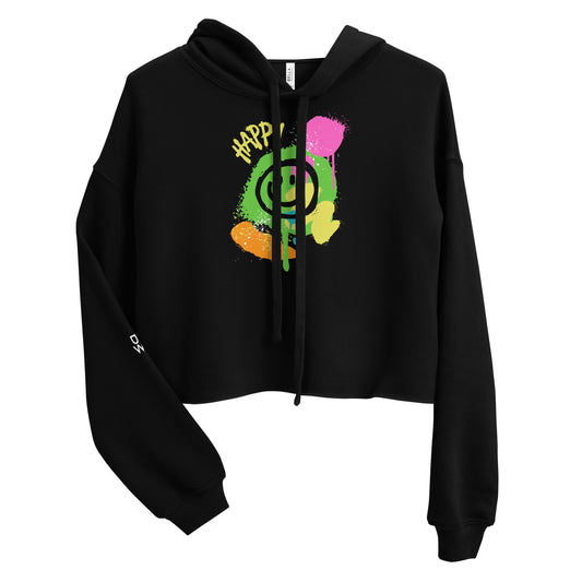 Crop Hoodie: Happy smile SE